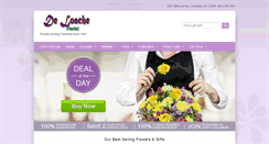 Desktop Screenshot of deloacheonlineflorist.com